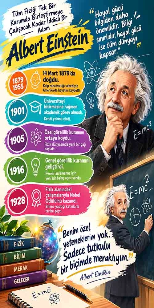 Albert Einstein Okul Kapı Giydirme