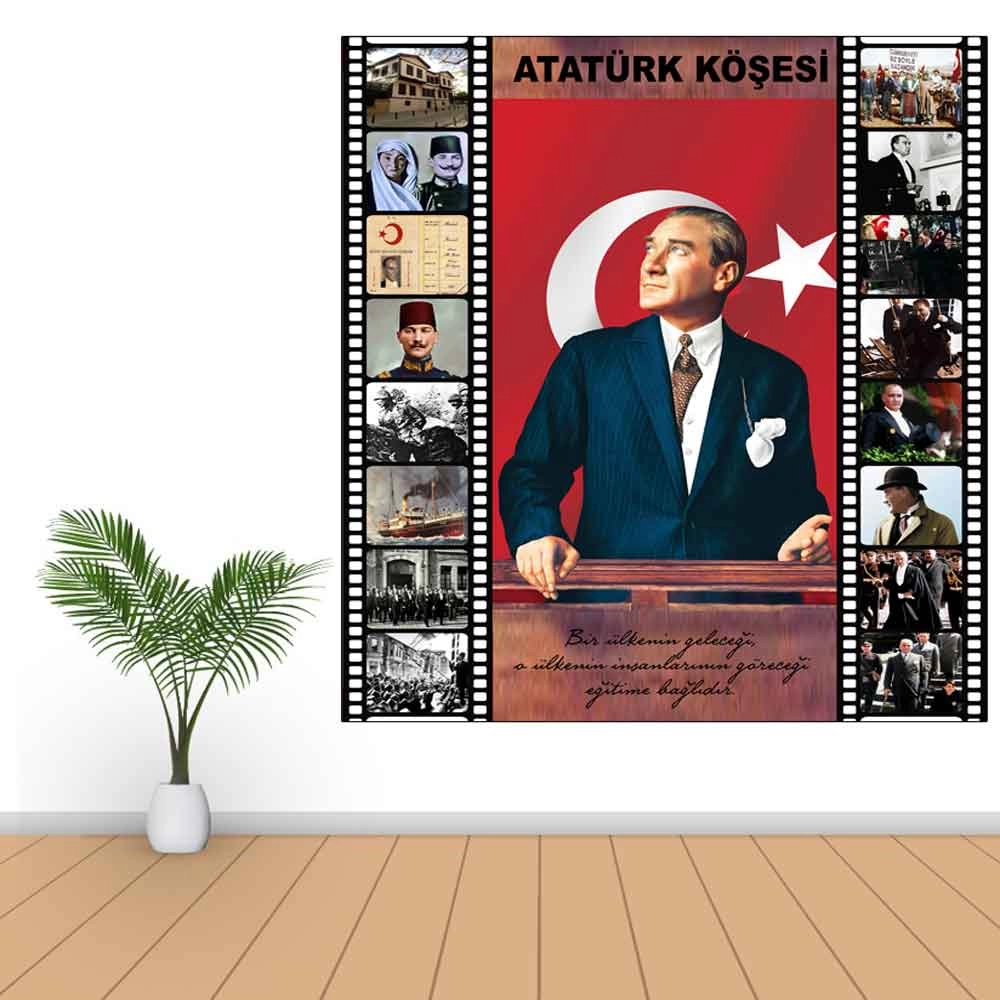 Atatürk Köşesi Okul Posteri