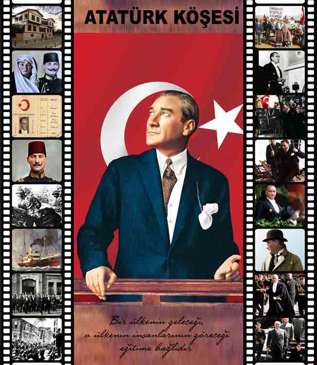Atatürk Köşesi Okul Posteri