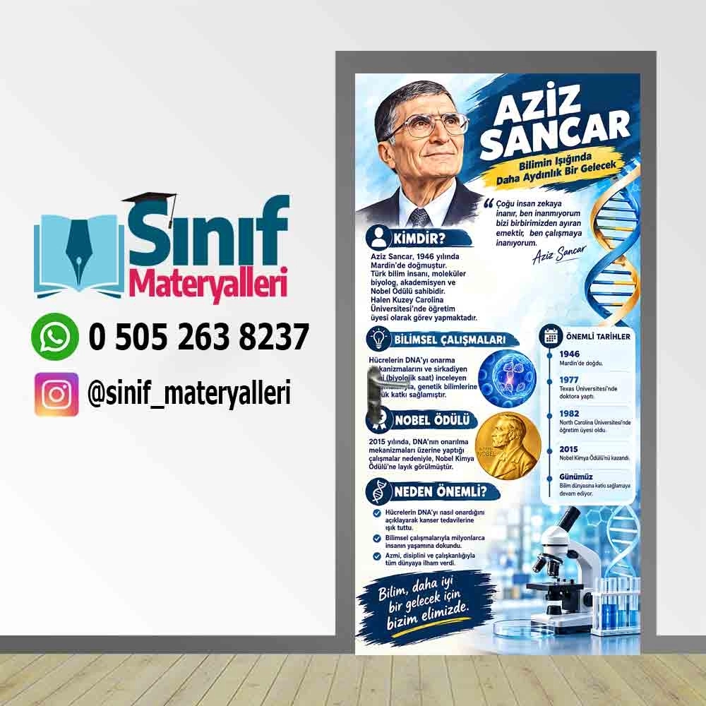 Aziz Sancar Okul Kapı Giydirme