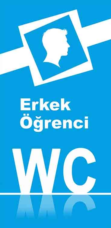 Erkek Öğrenci Tuvaleti Kapı Giydirmesi