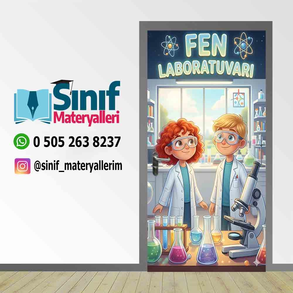 Fen Laboratuvarı Kapı Giydirmesi