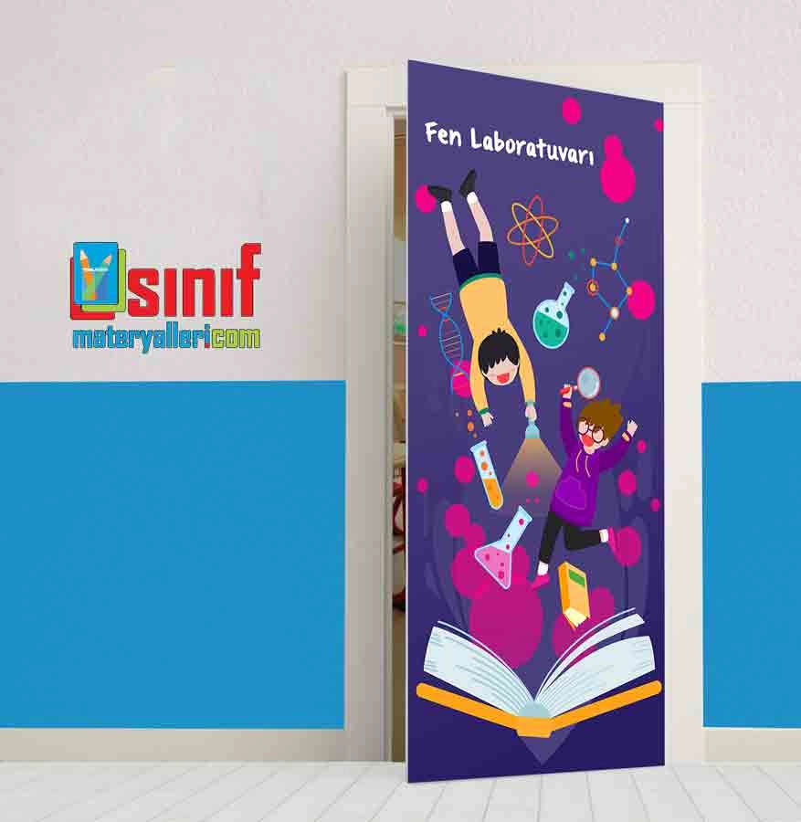 Fen Laboratuvarı Kapı Giydirmesi