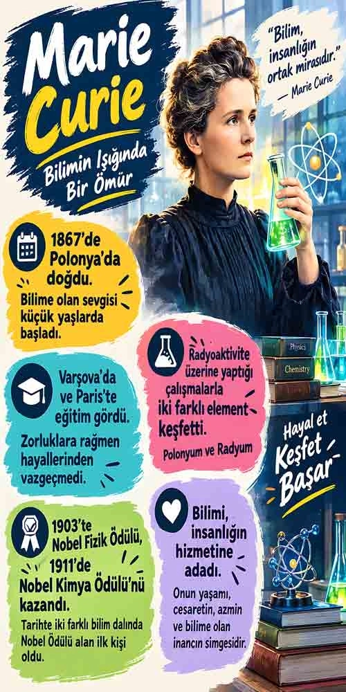 Marie Curie Okul Kapı Giydirme
