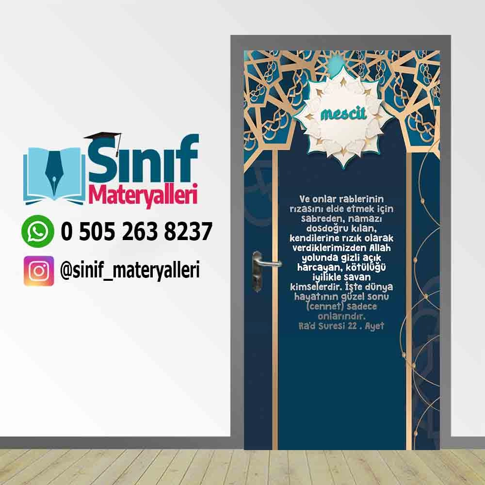 Okul Mescit Kapı Giydirmesi