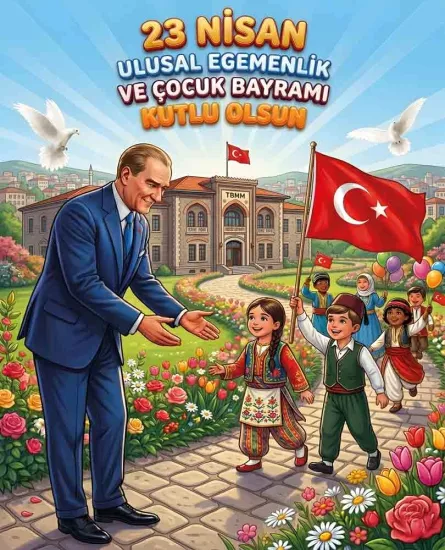 23 Nisan Hatıra Brandası Afişi