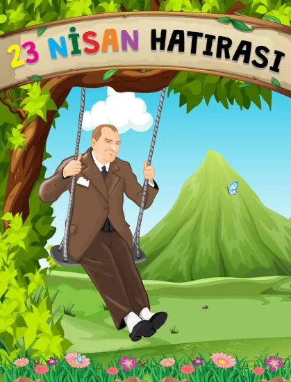 23 Nisan Hatırası Arkalık Okul Posteri