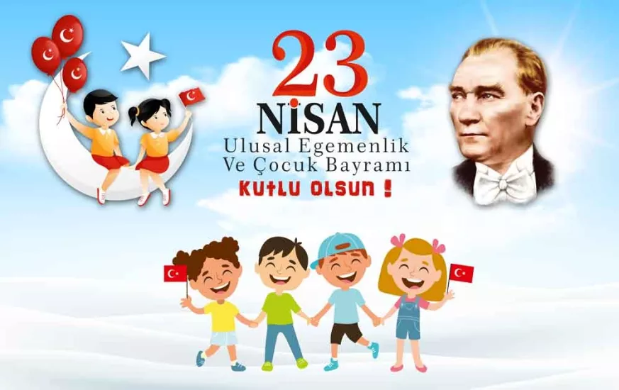 23 Nisan Okul Panosu Posteri