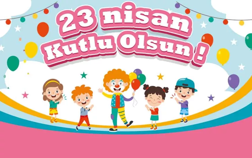 23 Nisan Okul Panosu Posteri