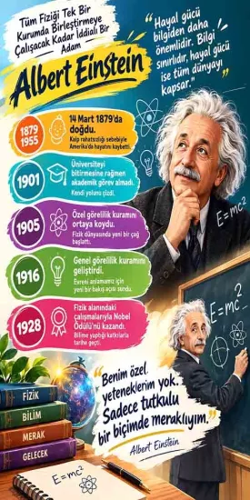 Albert Einstein Okul Kapı Giydirme