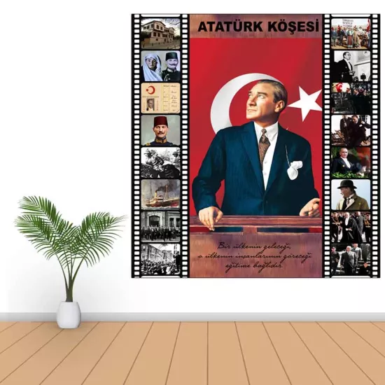 Atatürk Köşesi Okul Posteri