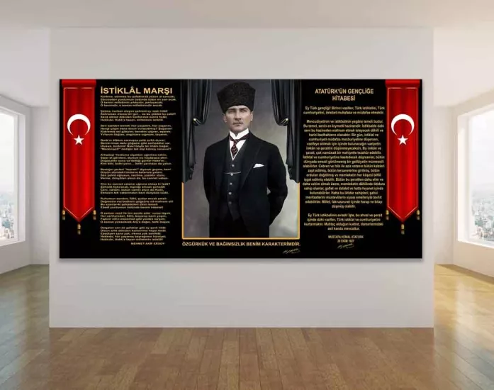 Atatürk Köşesi Okul Posteri
