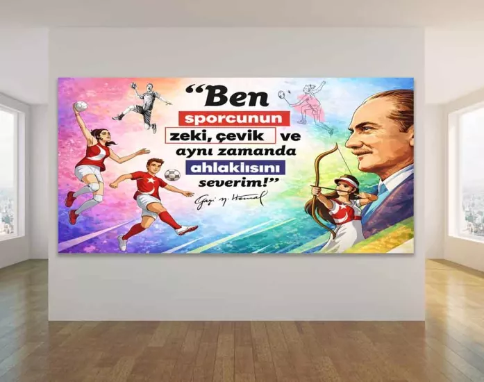 Atatürk Ve Spor Okul Posteri