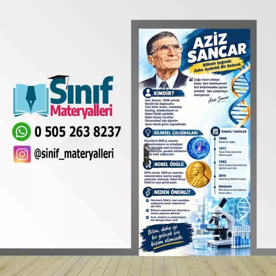 Aziz Sancar Okul Kapı Giydirme