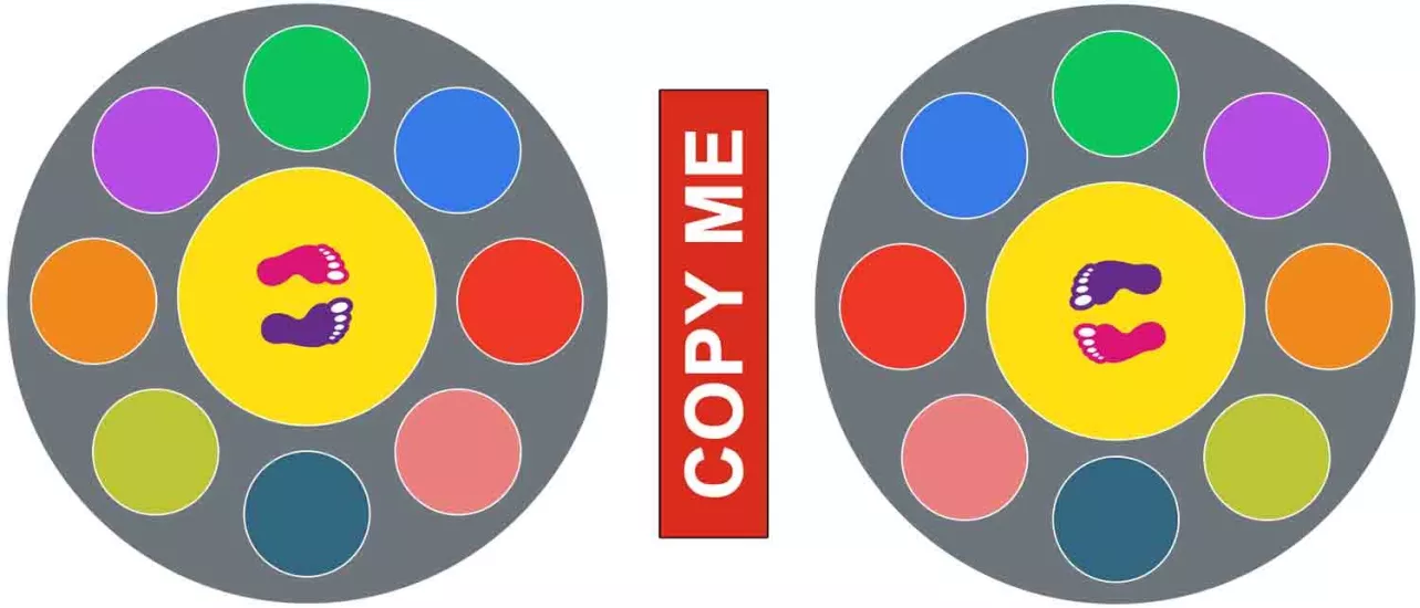 Copy Me Okul Koridoru Zemin Oyunu