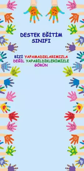 Destek Eğitim Sınıfı Kapı Giydirmesi