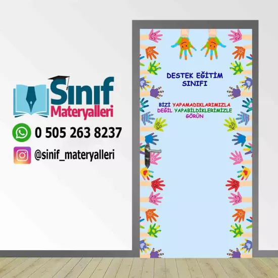 Destek Eğitim Sınıfı Kapı Giydirmesi