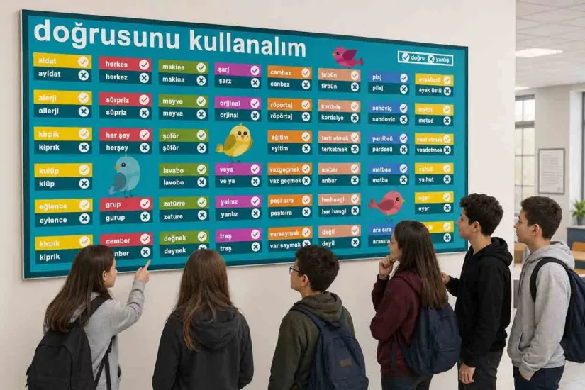 Doğrusunu Kullanalım Okul Posteri