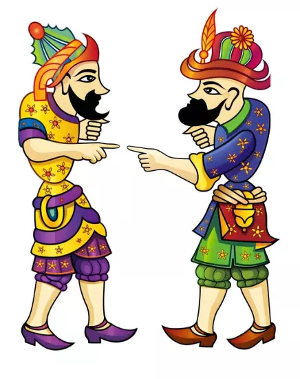 Hacivat İle Karagöz Okul Posteri