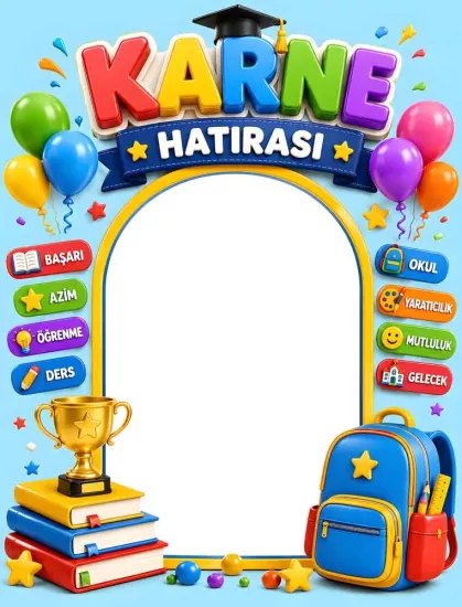 Karne Hatırası Arka Fon Brandası