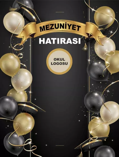 Okul Mezuniyet Hatırası Arka Fon Brandası