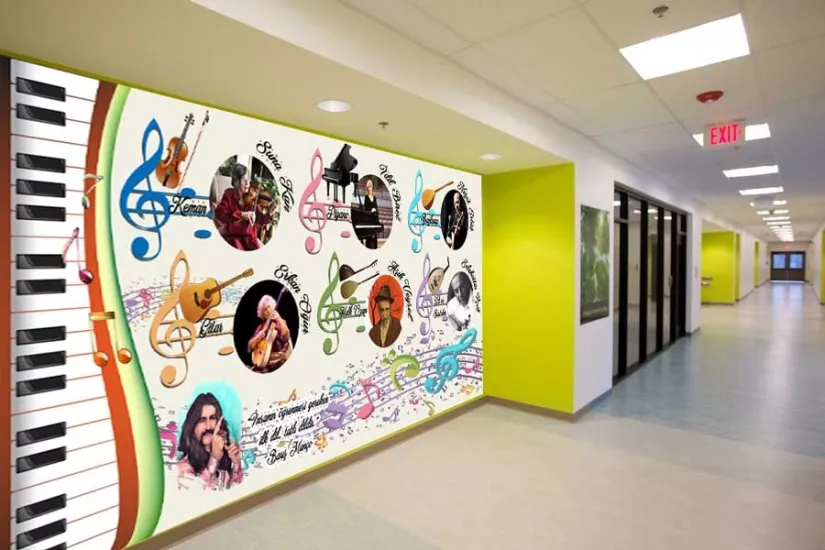Müzik Sınıfı Duvar Görseli