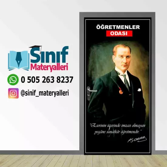 Öğretmenler Odası Kapı Giydirmesi