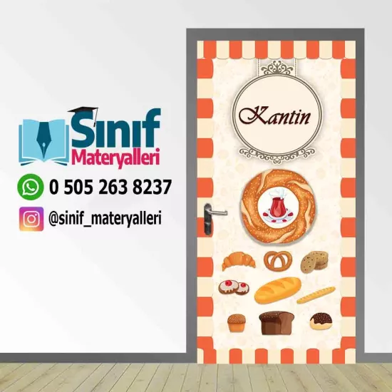 Okul Kantin Kapı Giydirmesi