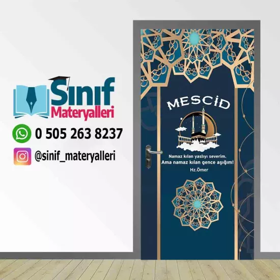 Okul Mescit Kapı Giydirmesi