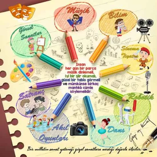 Sanat Sokağı Okul Posteri
