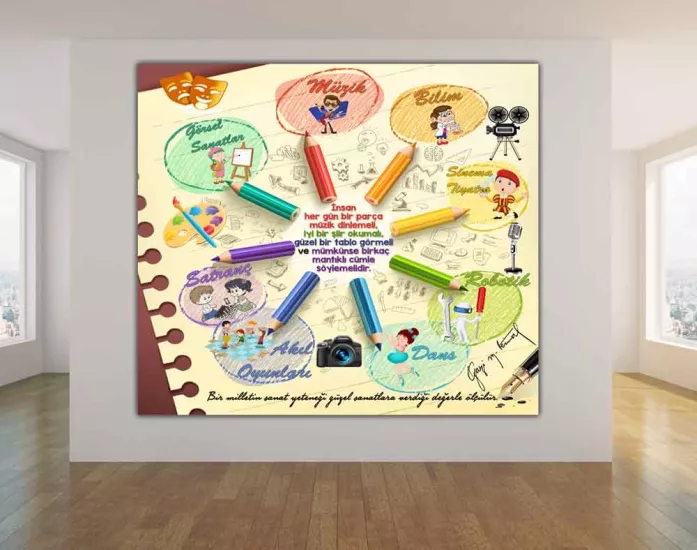 Sanat Sokağı Okul Posteri