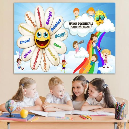 Değerler Eğitimi Ders Afişi Poster