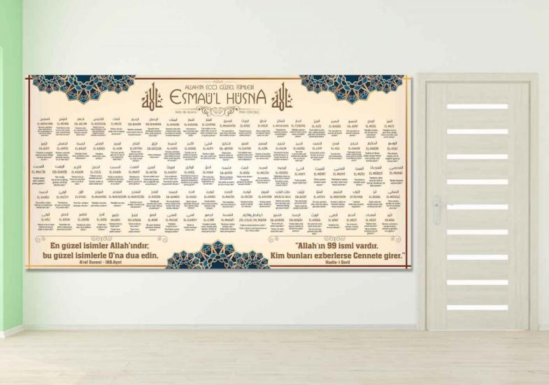 Esmaül Hüsna Duvar Görseli