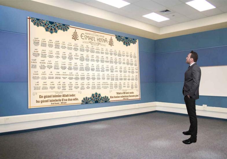 Esmaül Hüsna Duvar Görseli