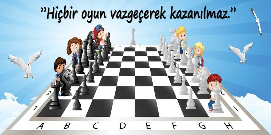 Satranç Sınıfı Duvar Giydirme