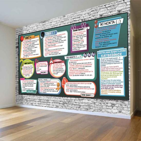 Noktalama İşaretleri Okul Posteri