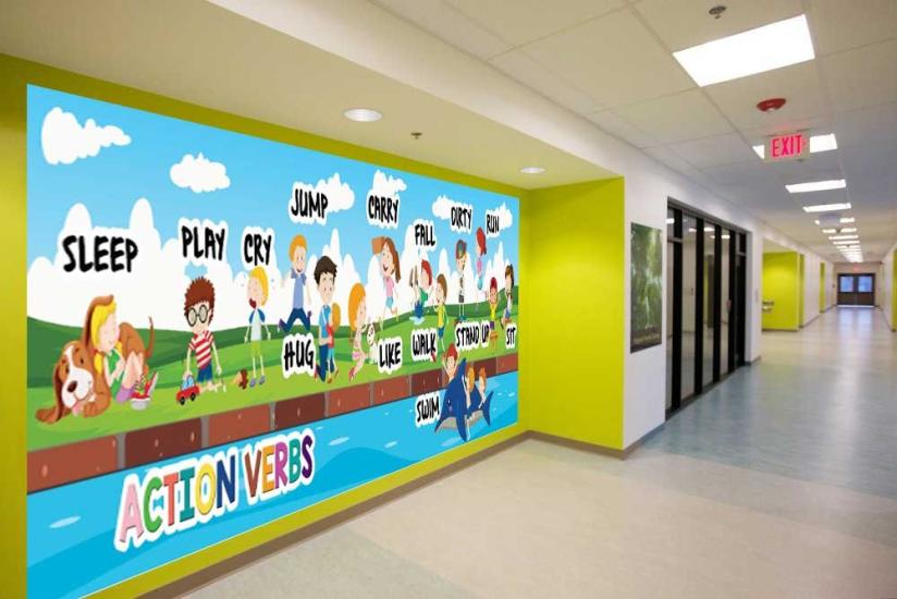 İngilizce Eylemler Posteri