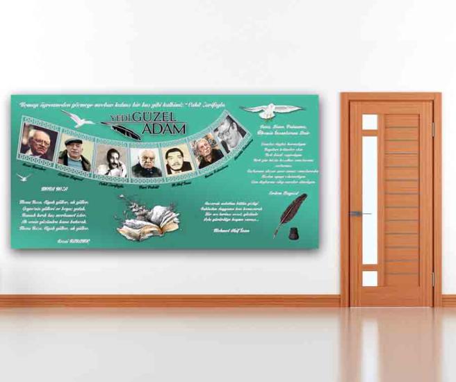 Yedi Güzel Adam Okul Duvar Posteri