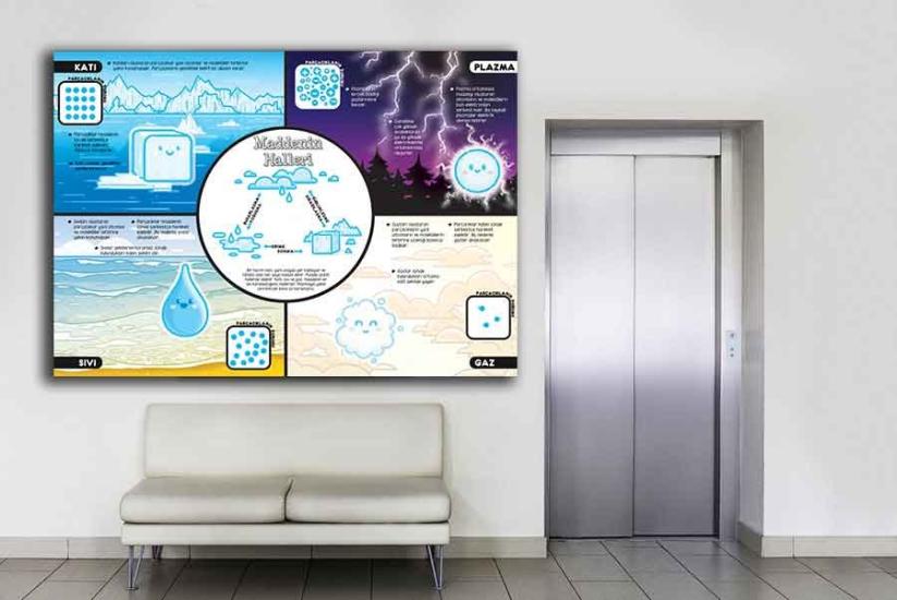 Maddenin Halleri Okul Posteri