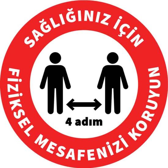 Korona Virüs Sosyal Mesafe Bandı-4