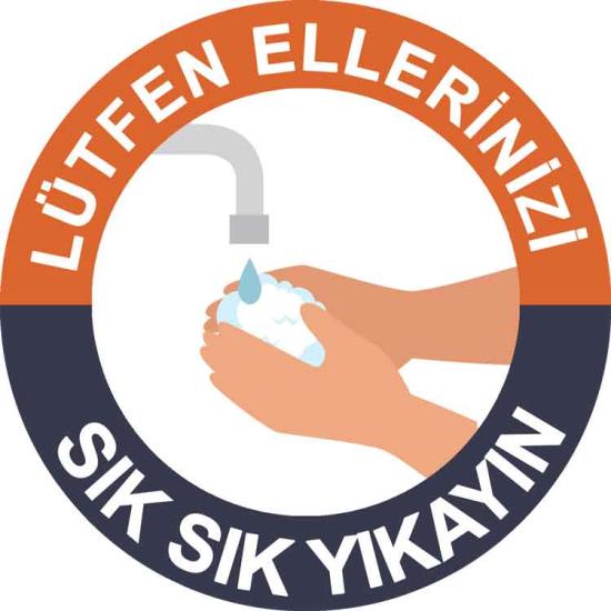 Korona Virüs Sosyal Mesafe Etiketi