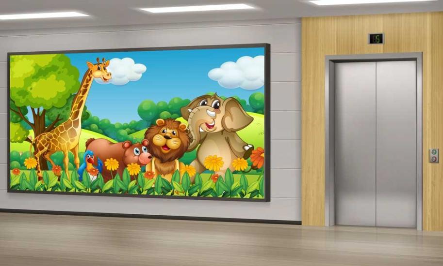 Ana Okulu Orman ve Hayvanlar Posteri