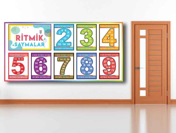 Ritmik Saymalar Okul Posteri
