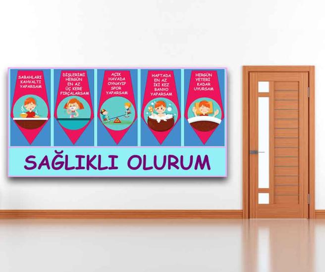 Beslenme ve Sağlık Okul Posteri