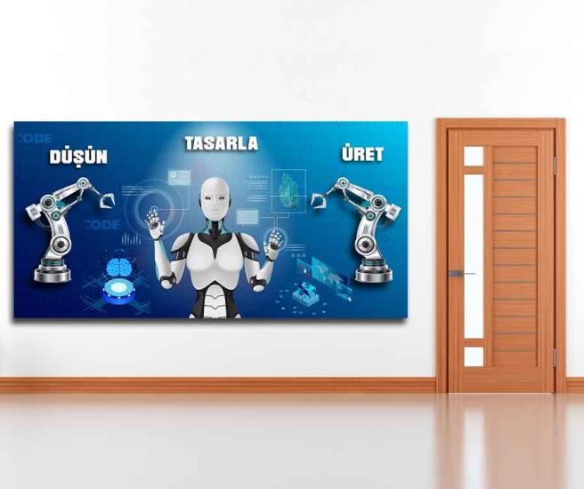 Robotik Kodlama Okul Posteri