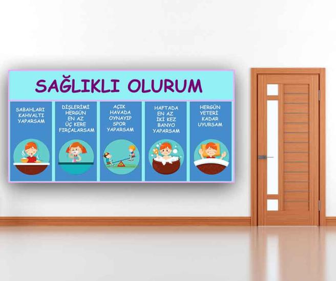 Sağlıklı Olurum Okul Posteri