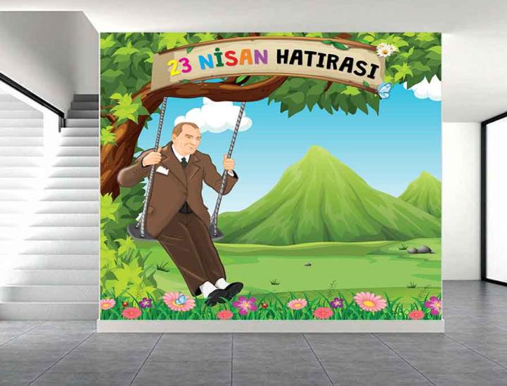 23 Nisan Hatırası Arkalık Okul Posteri
