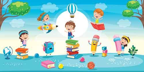 Anaokulu Okul Posteri