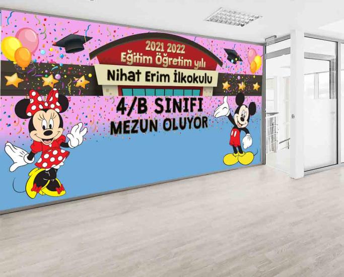 Mezuniyet Hatırası Arkalık Okul Posteri