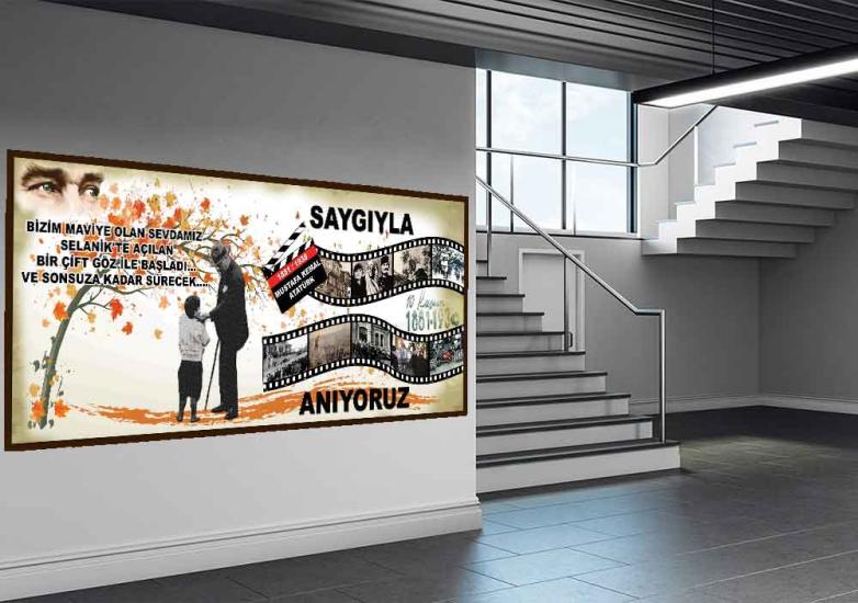 10 Kasım Atatürkü Anma Panosu